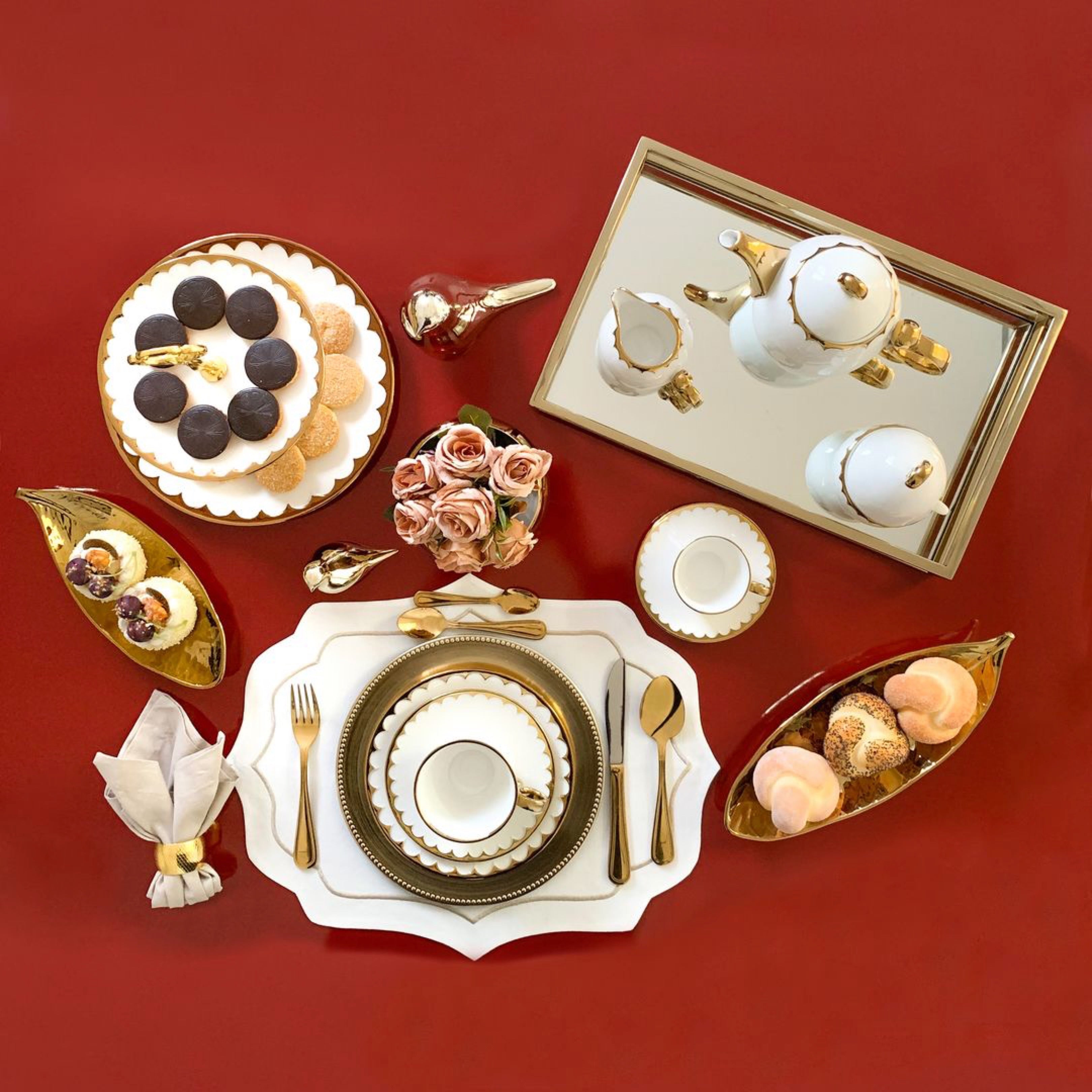 Egg Collection Porcelain Salad/Dessert Plates 19cm Set of 6