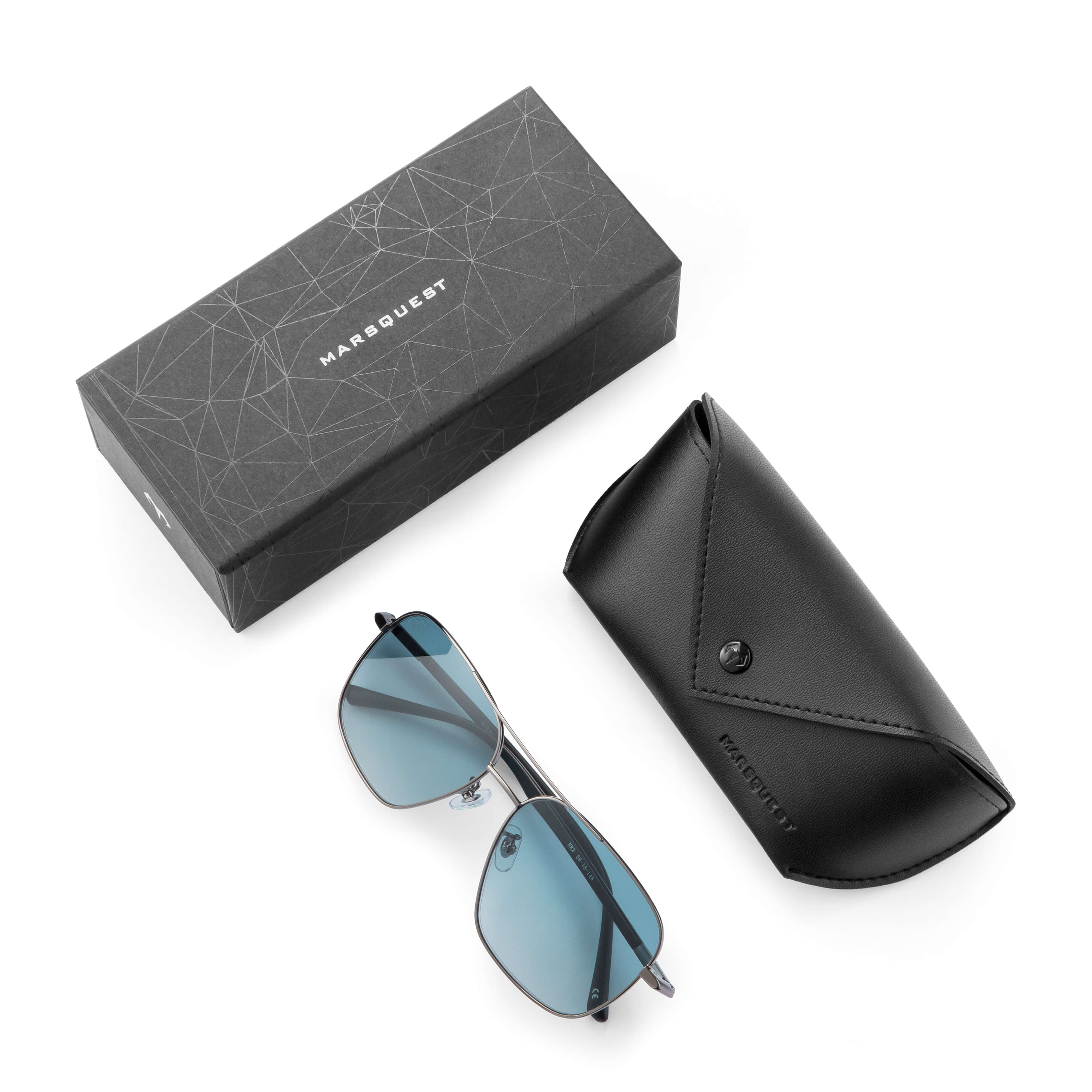 MarsQuest - Square Aviator Sunglasses