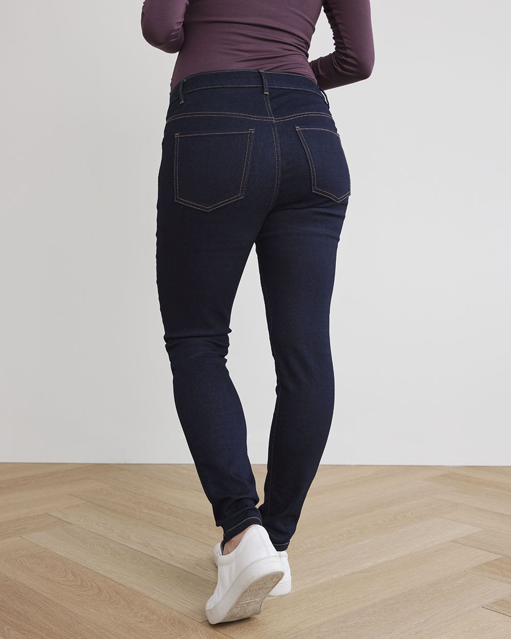 Dark Wash Natalie Jegging - Thyme Maternity