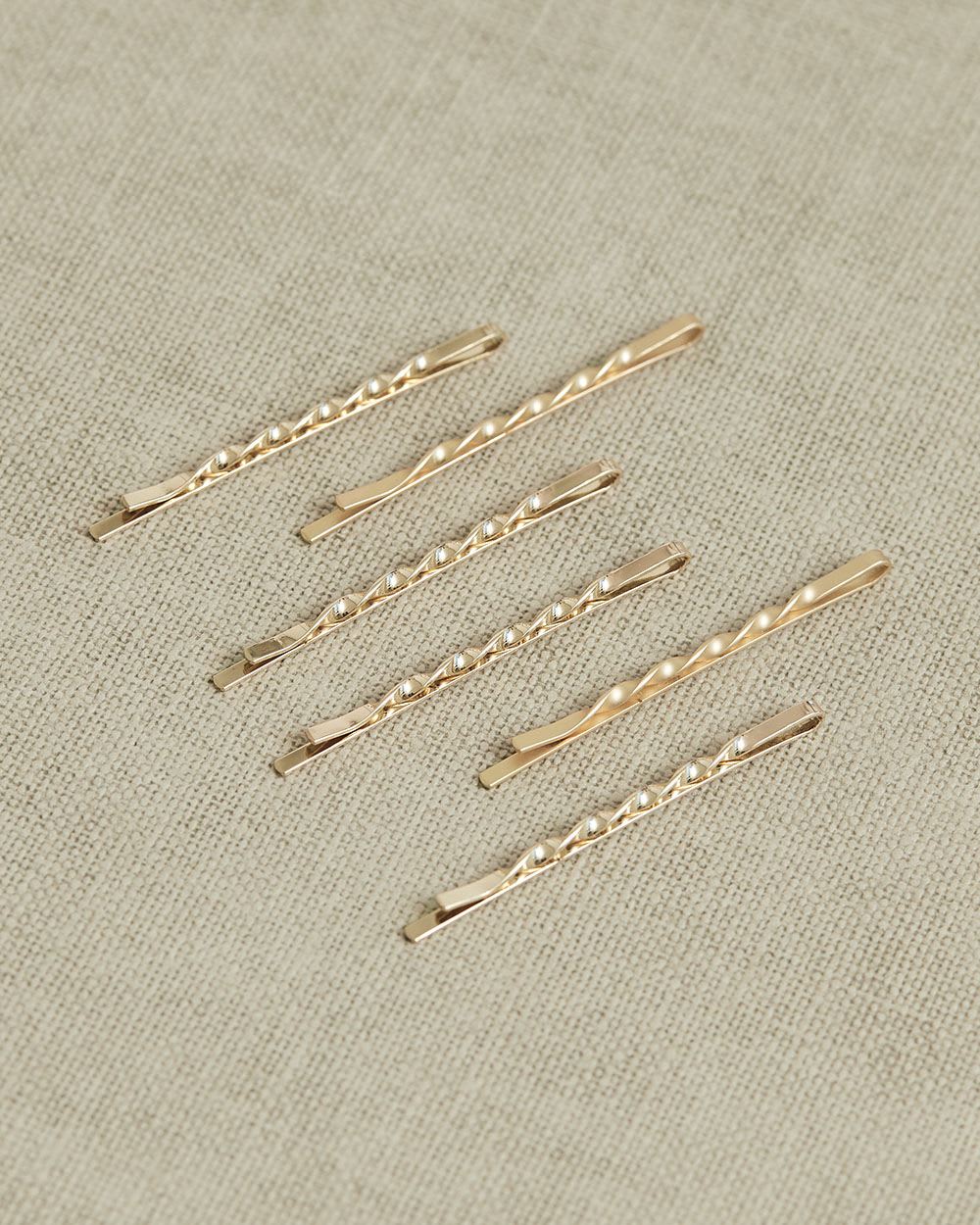 Twisted Hair Pins - Set of 6