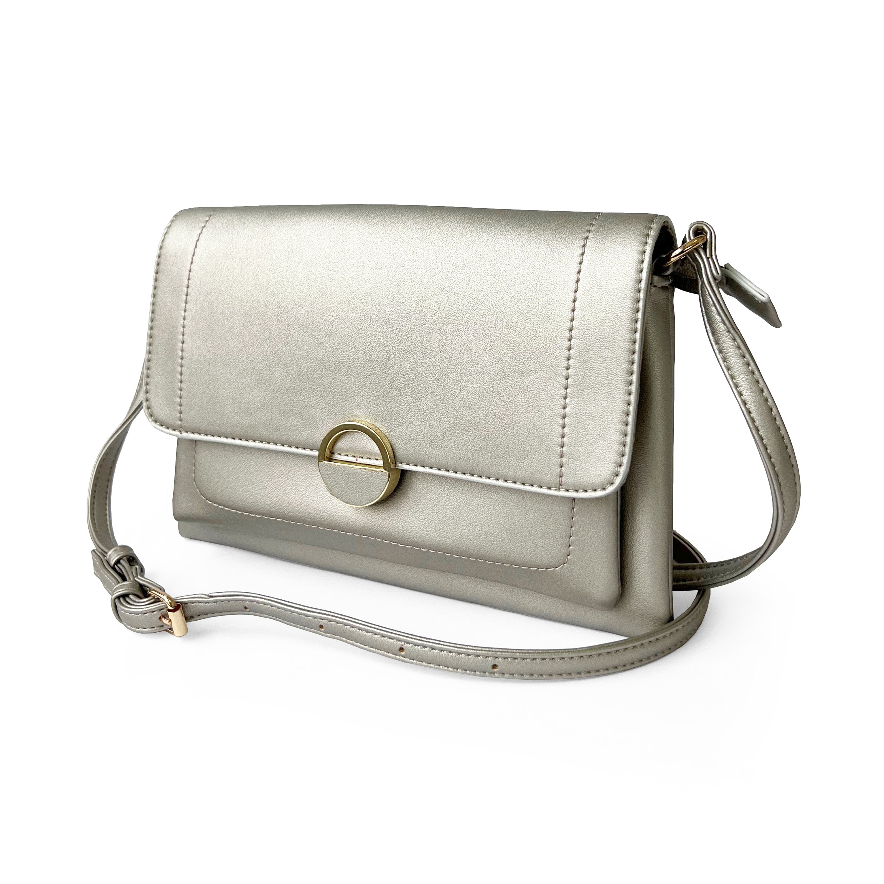 Nicci Crossbody Bag with Round Ornament