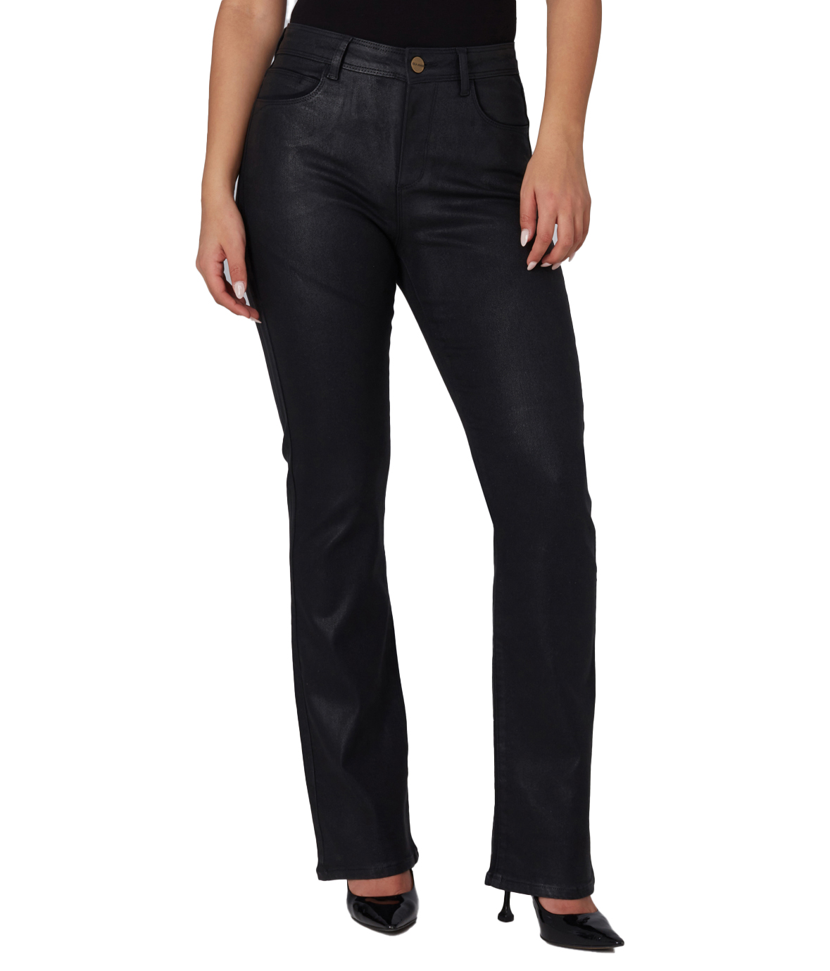 Lola Jeans BILLIE-CBLK High Rise Bootcut Jeans