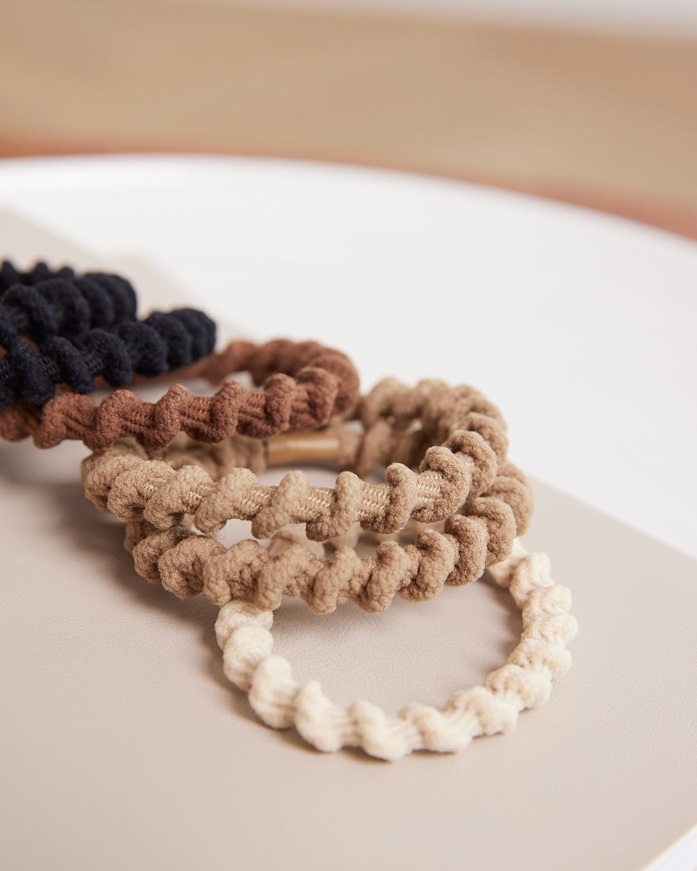 Twisted Hair Ties, Set of 6