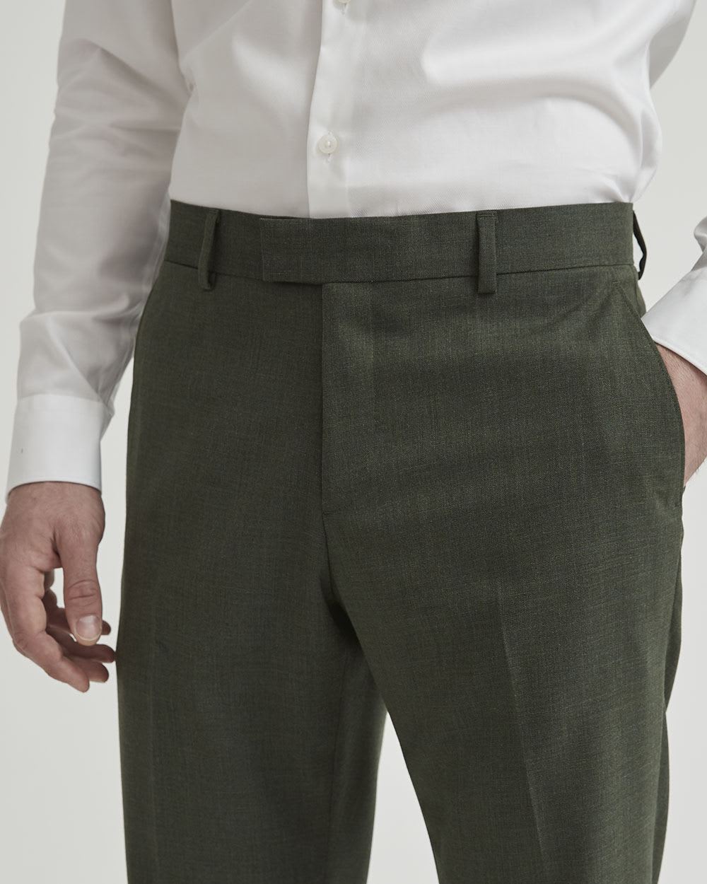 Dark Green Suit Pant