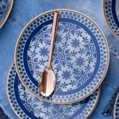 Oxford Unni Jeans 20 Pieces Dinnerware Set Service for 4