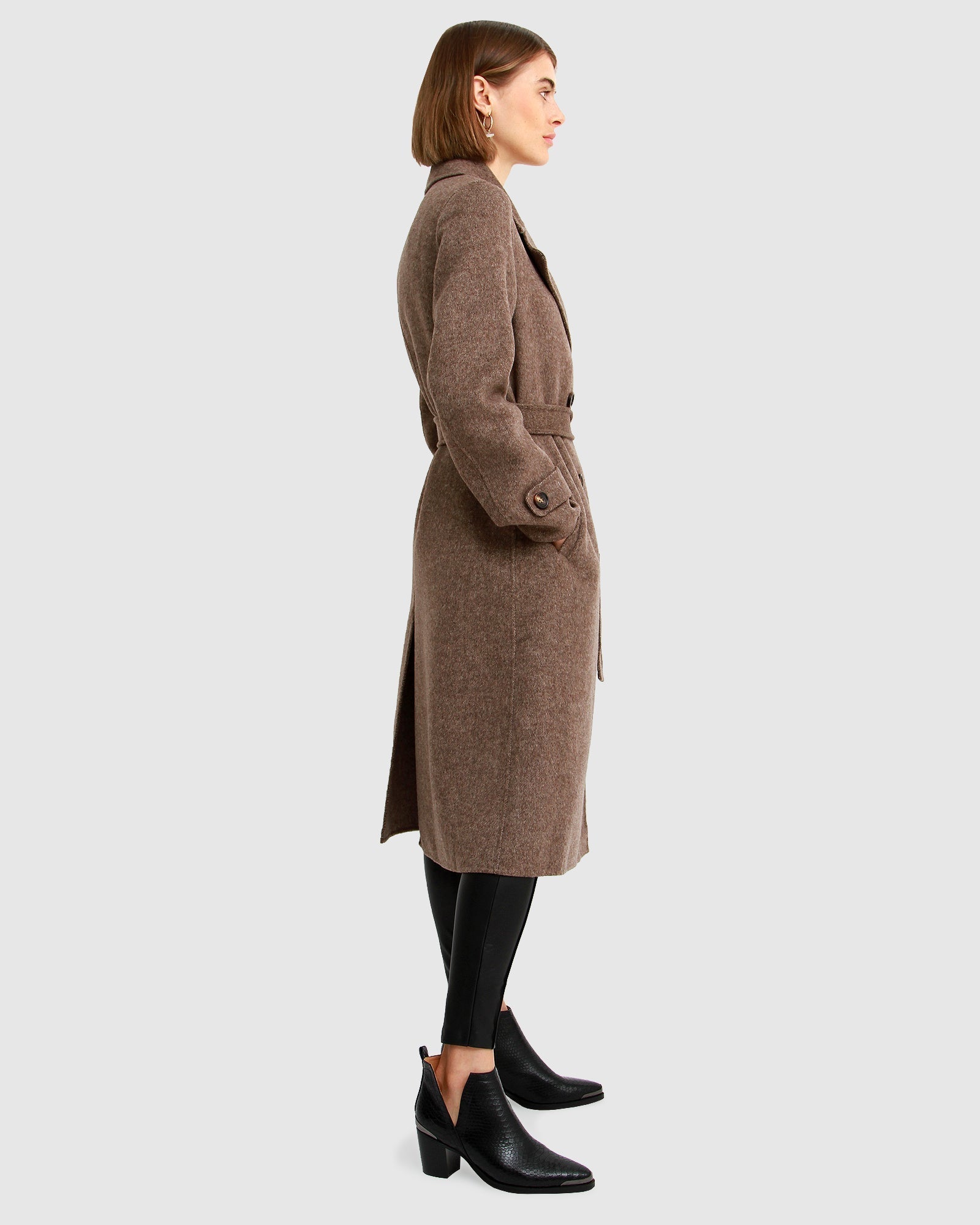 Belle & Bloom Front Runner Belted Coat