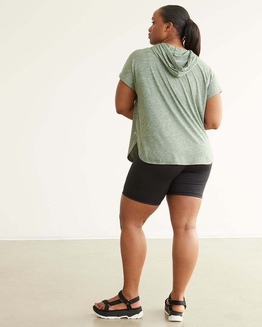 Short-Sleeve Hoodie, Dry Lux Hyba