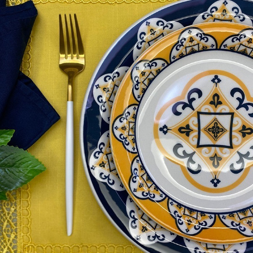 Oxford Floreal Saint Louis 20 Pieces Dinnerware Set Service for 4