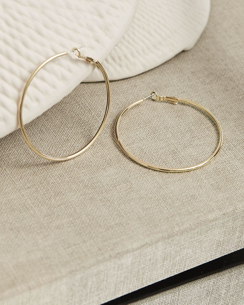 Large Basic Hoop Earrings