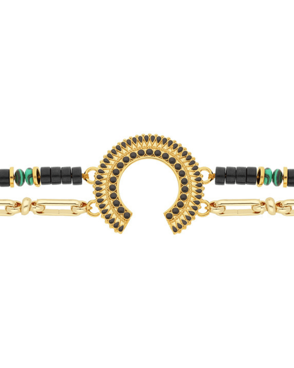 KID Mini Hipanema Black Cuff Bracelet