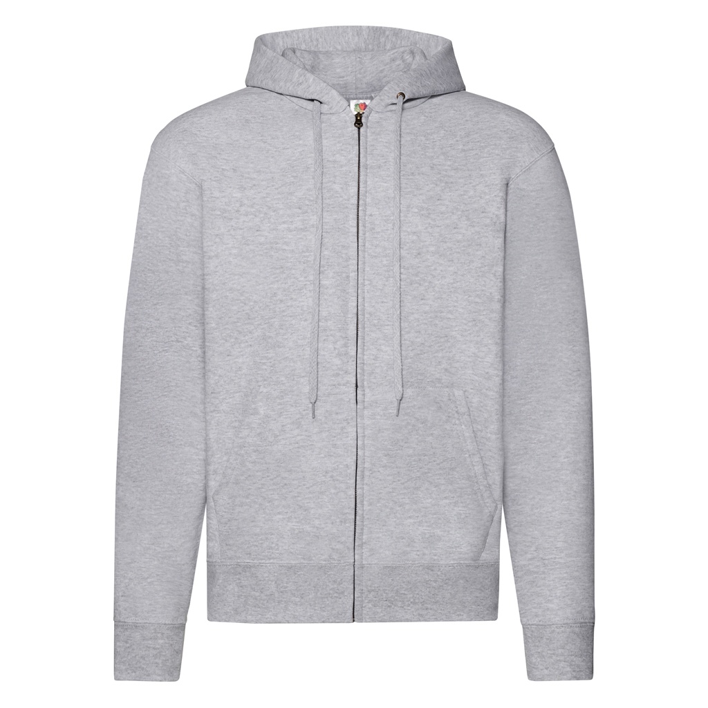 Fruit of the Loom - Mens Classic Heather Zipped Hoodie