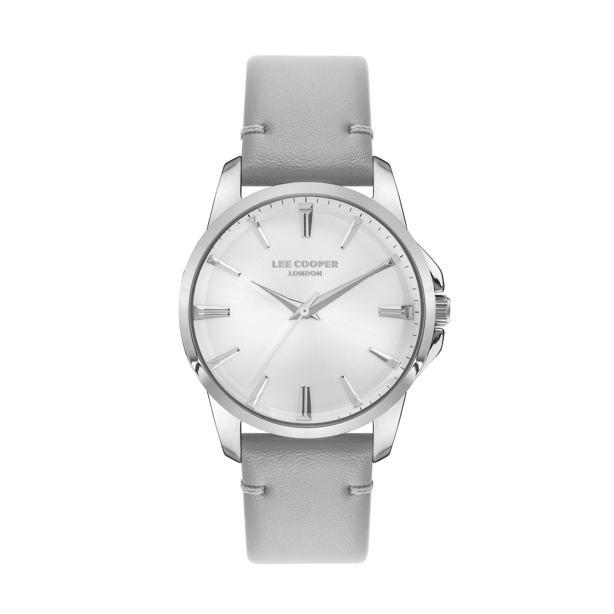 LEE COOPER-Women's Silver 36mm watch w/Silver Dial