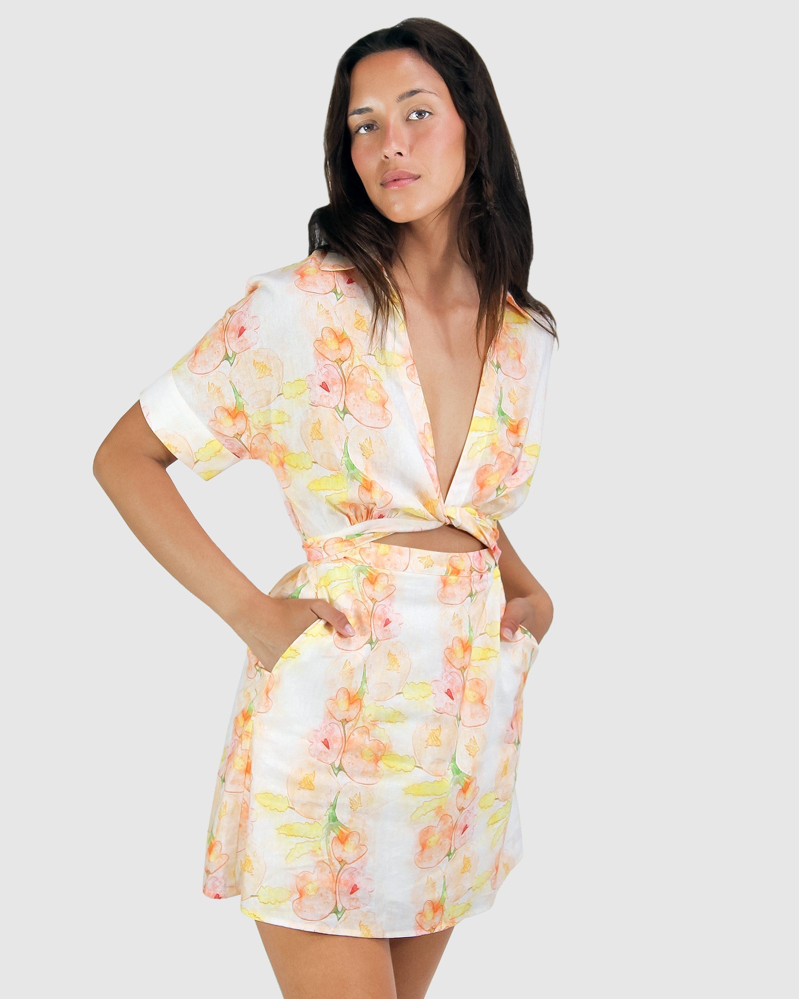 Belle & Bloom Open Arms Cut Out Dress