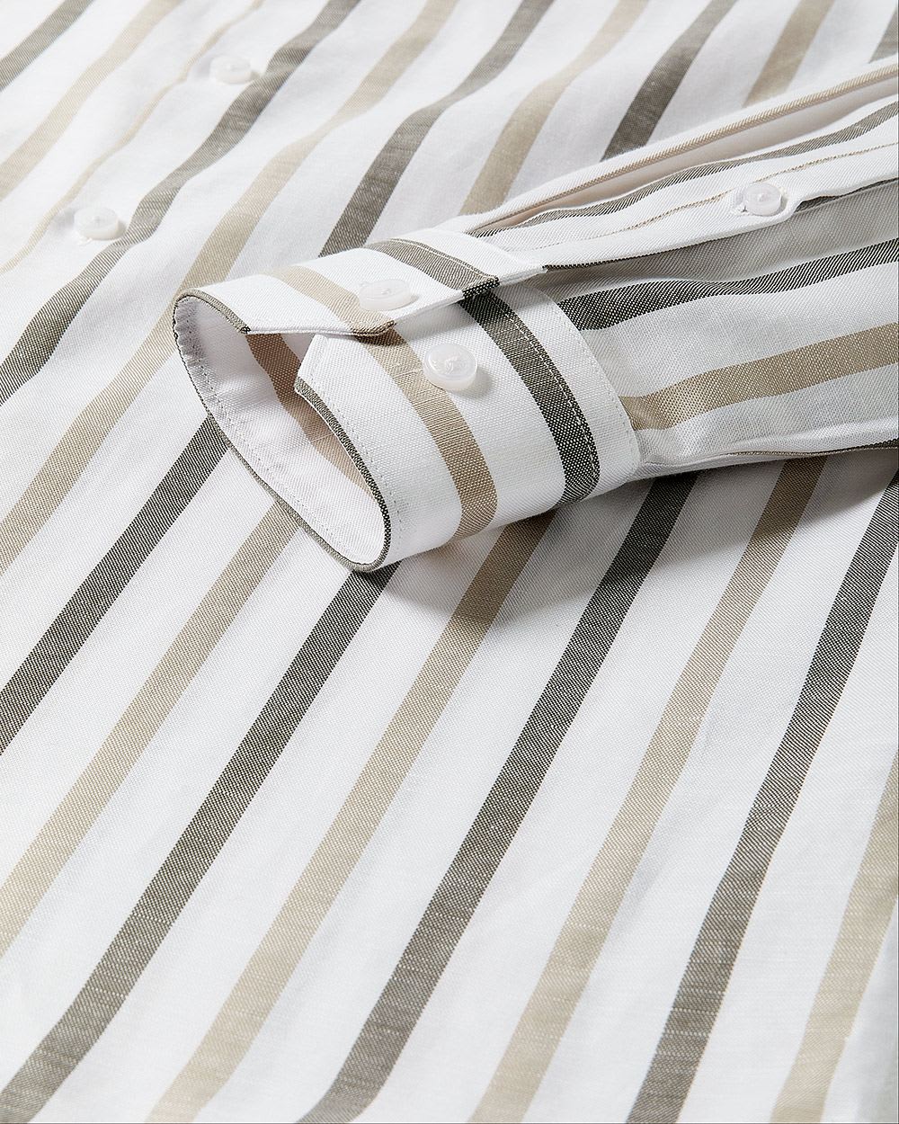 Tailored-Fit Linen Dress Shirt