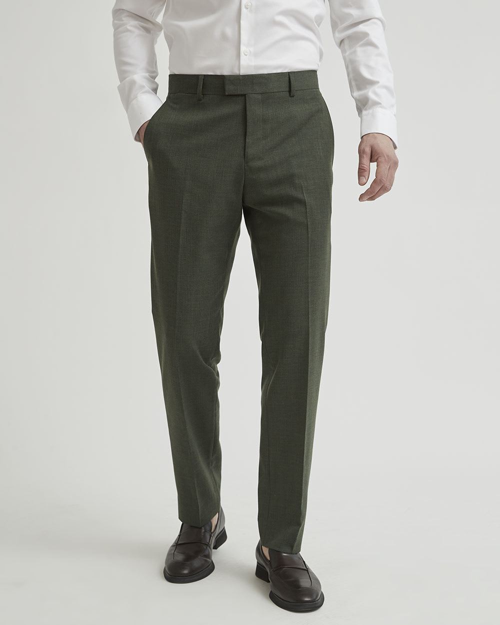 Dark Green Suit Pant