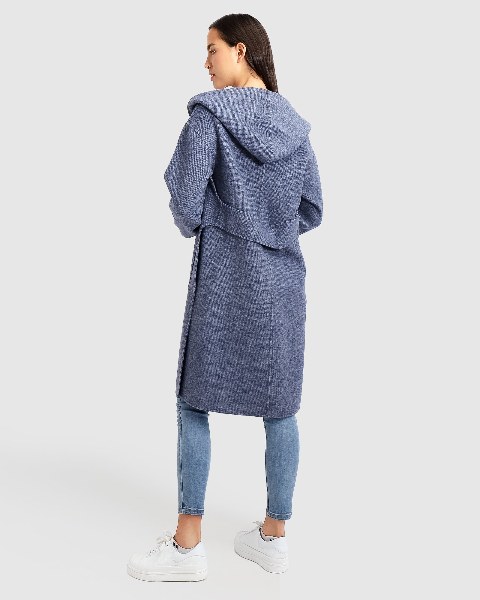 Belle & Bloom Walk This Way Wool Blend Oversized Coat