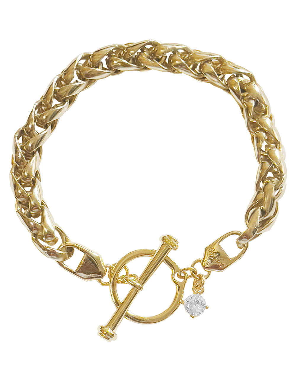 Andreas Wheat Chain Toggle Closure Bracelet - Syd + Pia NYC™