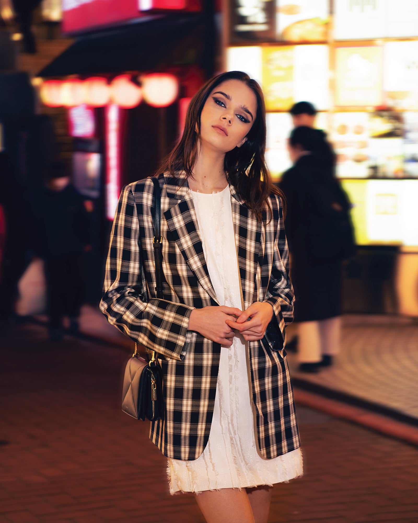 Belle & Bloom Love & Mercy Checked Blazer