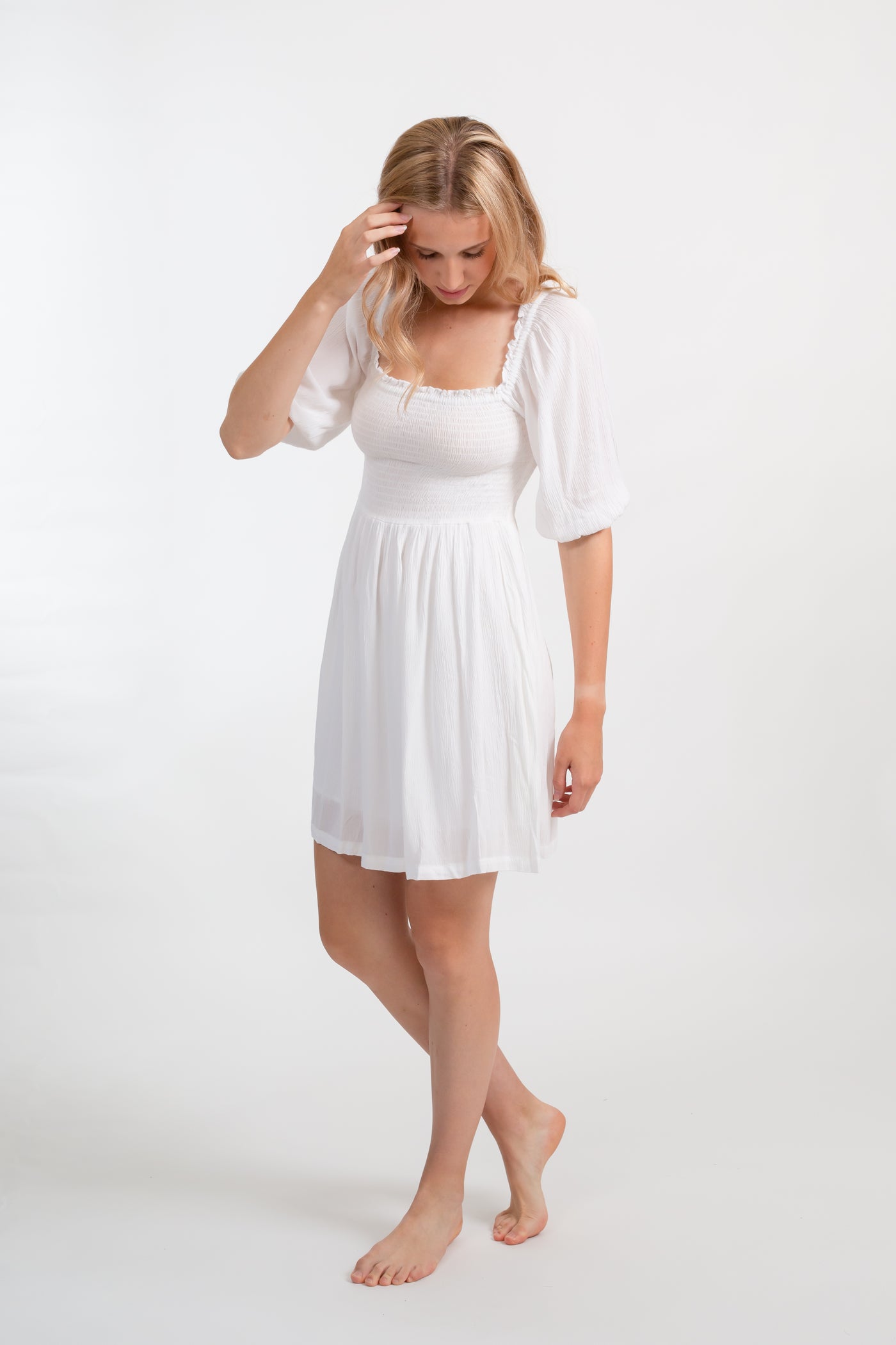 Koy Resort Smocked Dress