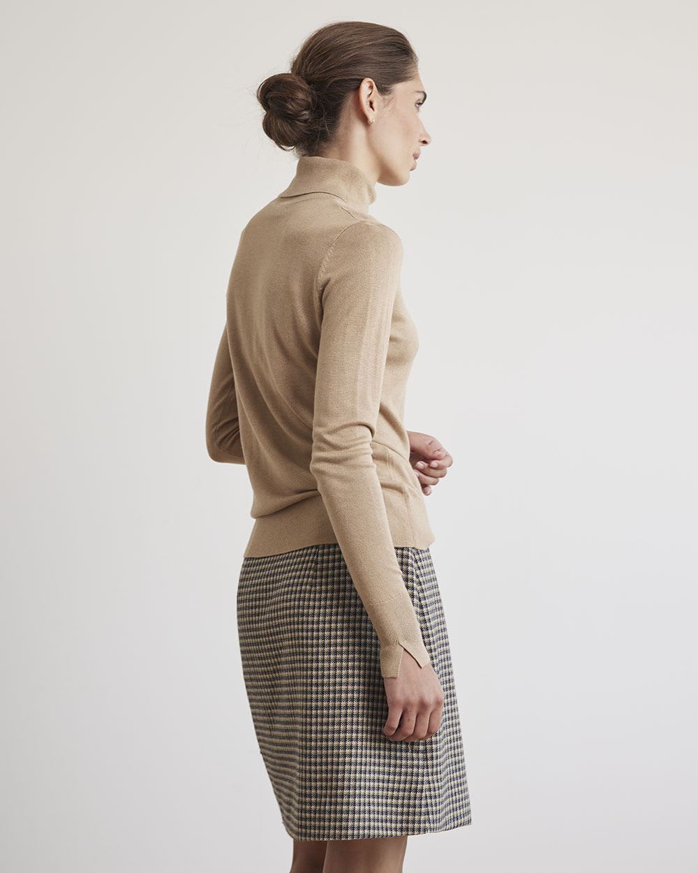 Long-Sleeve Turtleneck Sweater