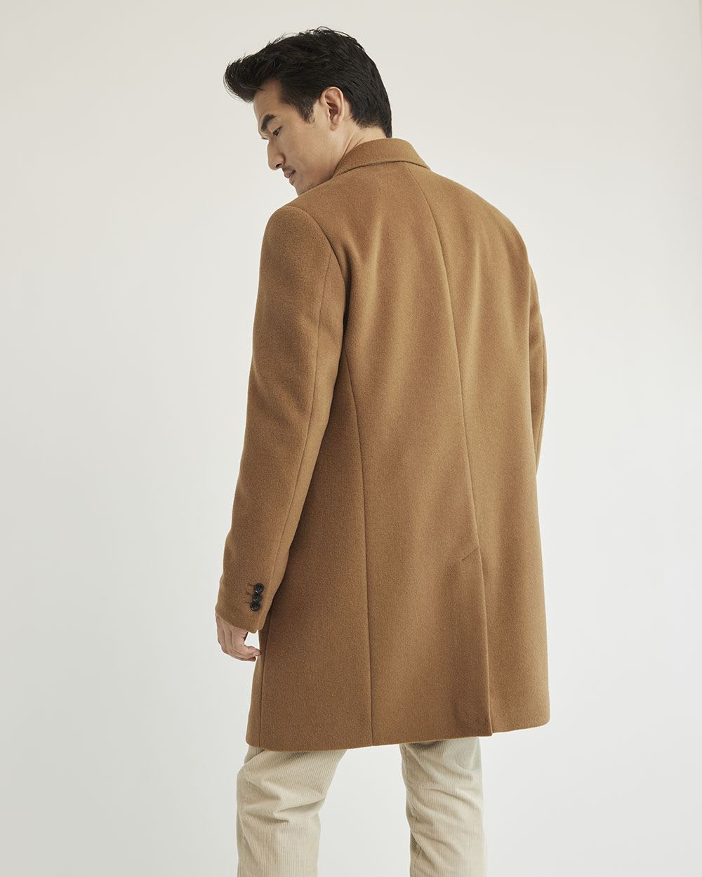 Classic Wool Coat with Tailored Collar
