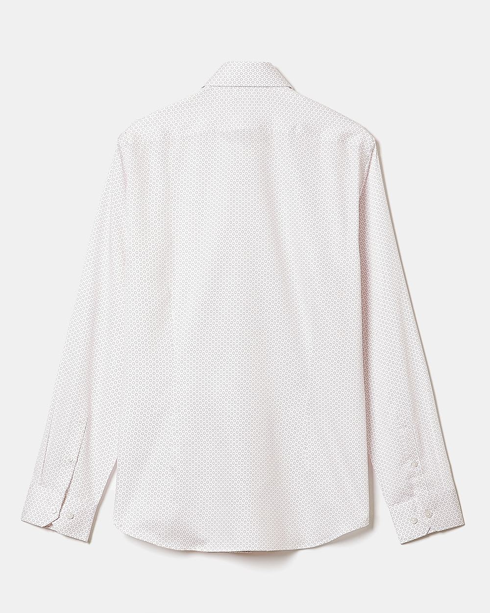 Slim-Fit Dress Shirt with Tiny Circles