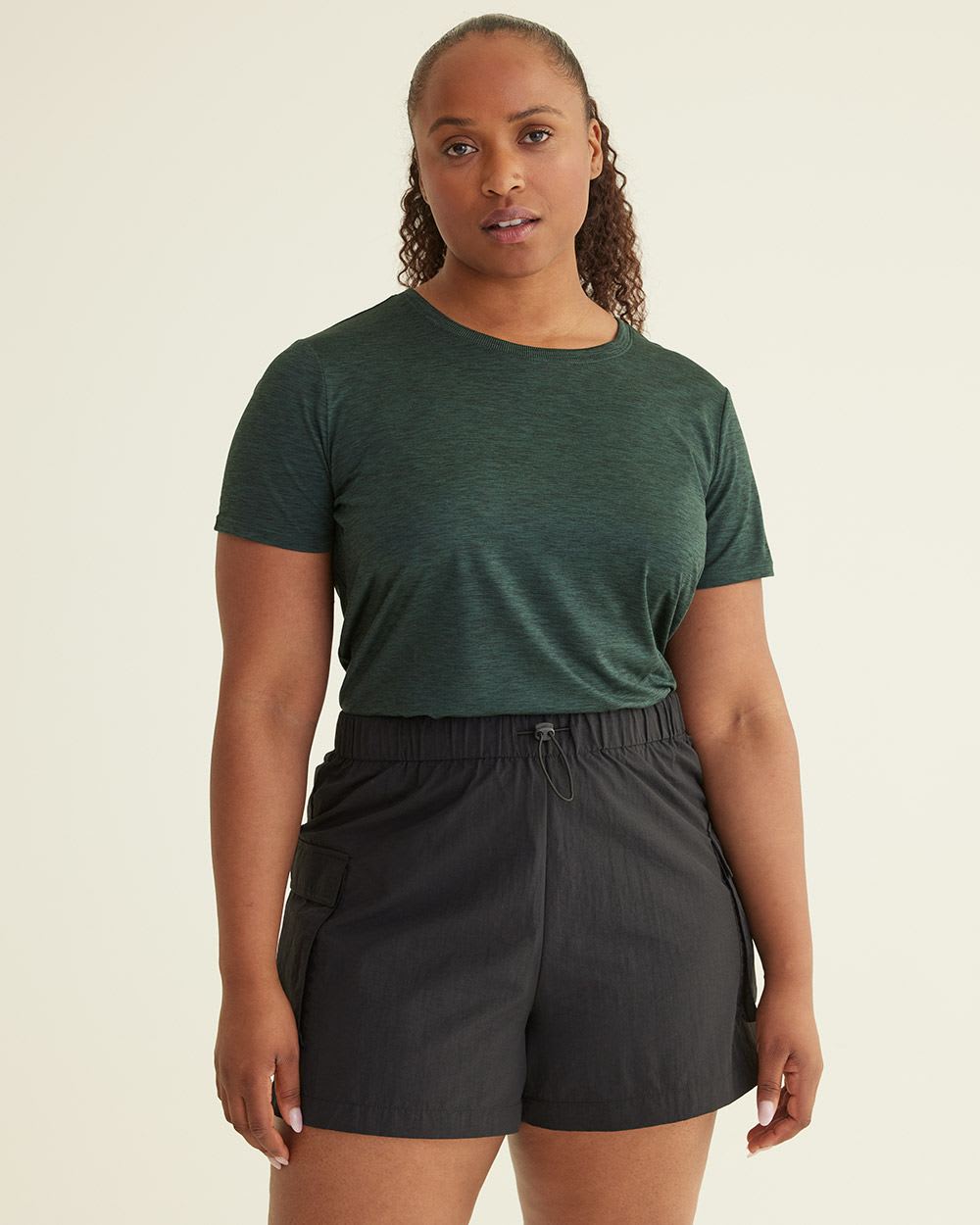 Woven Shorts with Cargo Pockets