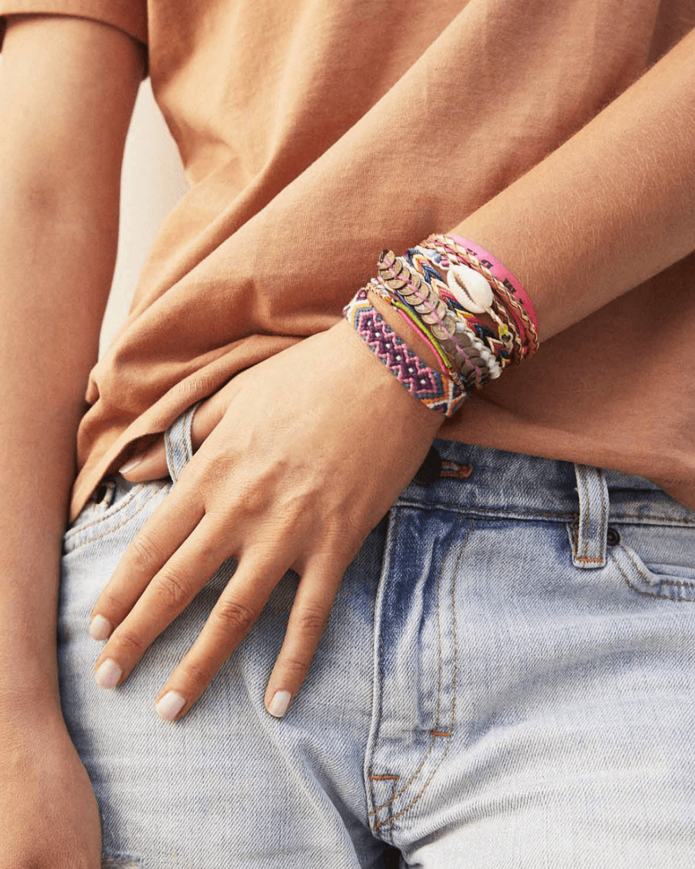 VERSION 8 Hipanema Gold Cuff Bracelet