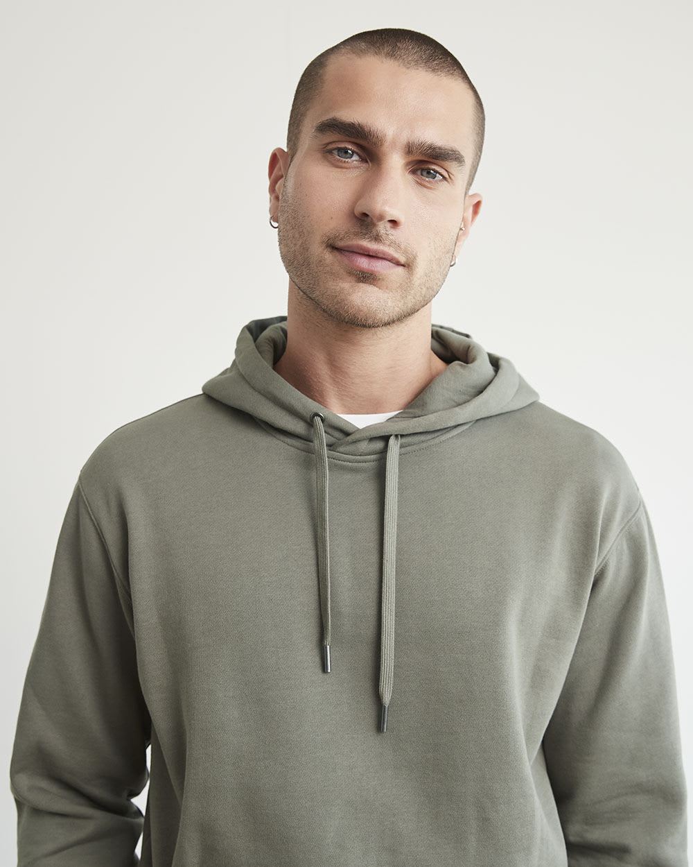 Fleece Hoodie with Kangaroo Pocket