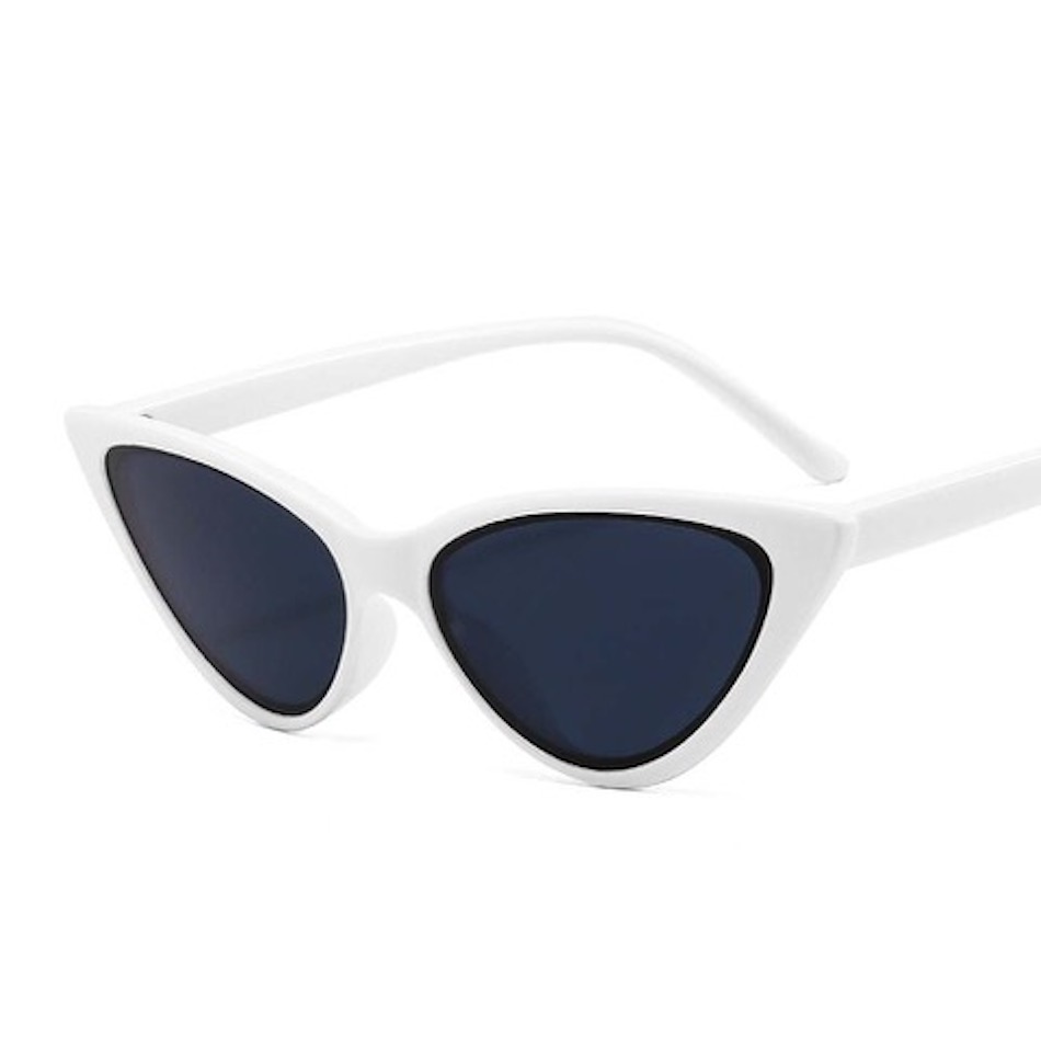 White & Black Cat Eye Sunglasses- Don't AsK