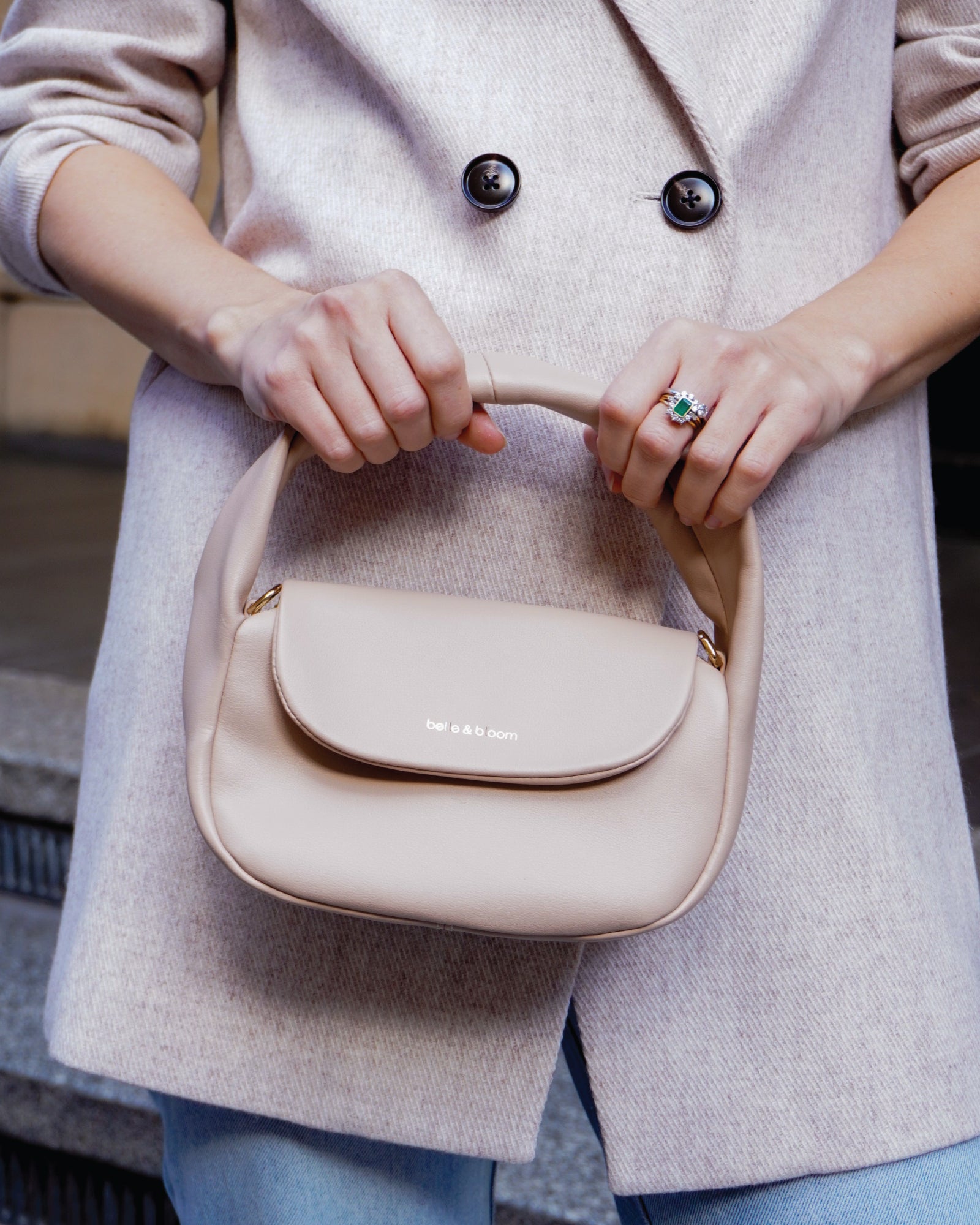 Belle & Bloom Twisted Hearts Clutch