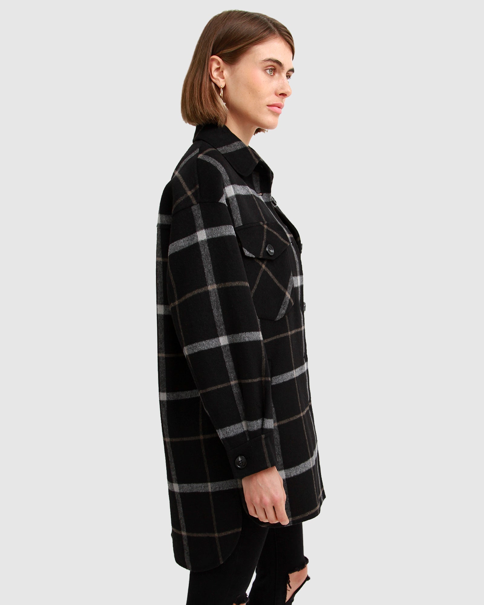 Belle & Bloom River's Edge Plaid Shacket