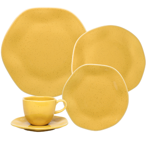 Oxford Ryo Passion Fruit 20 Pieces Dinnerware Set Service for 4