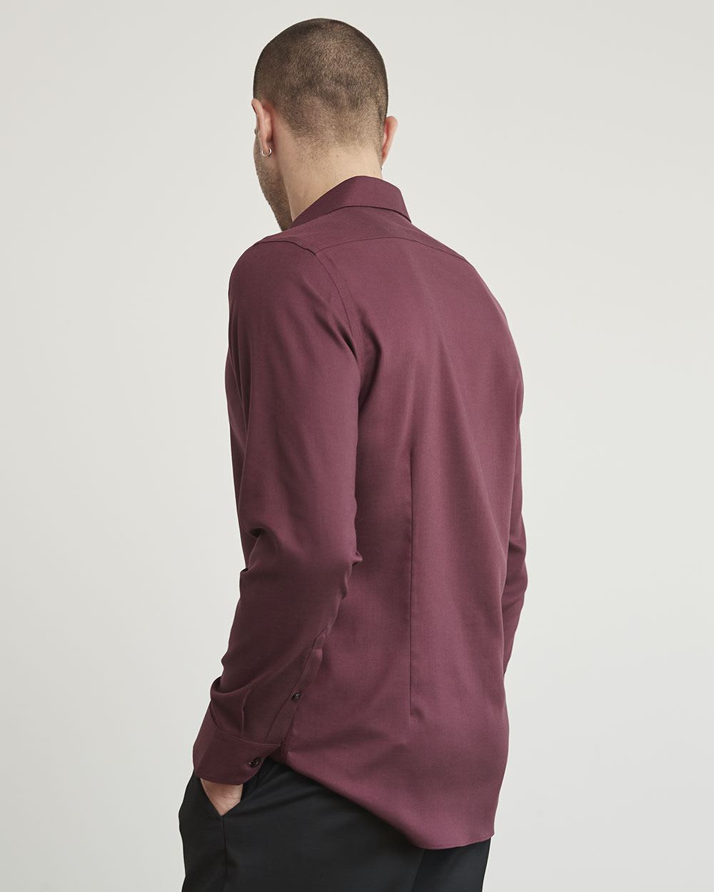 Slim-Fit Knit Performance Shirt
