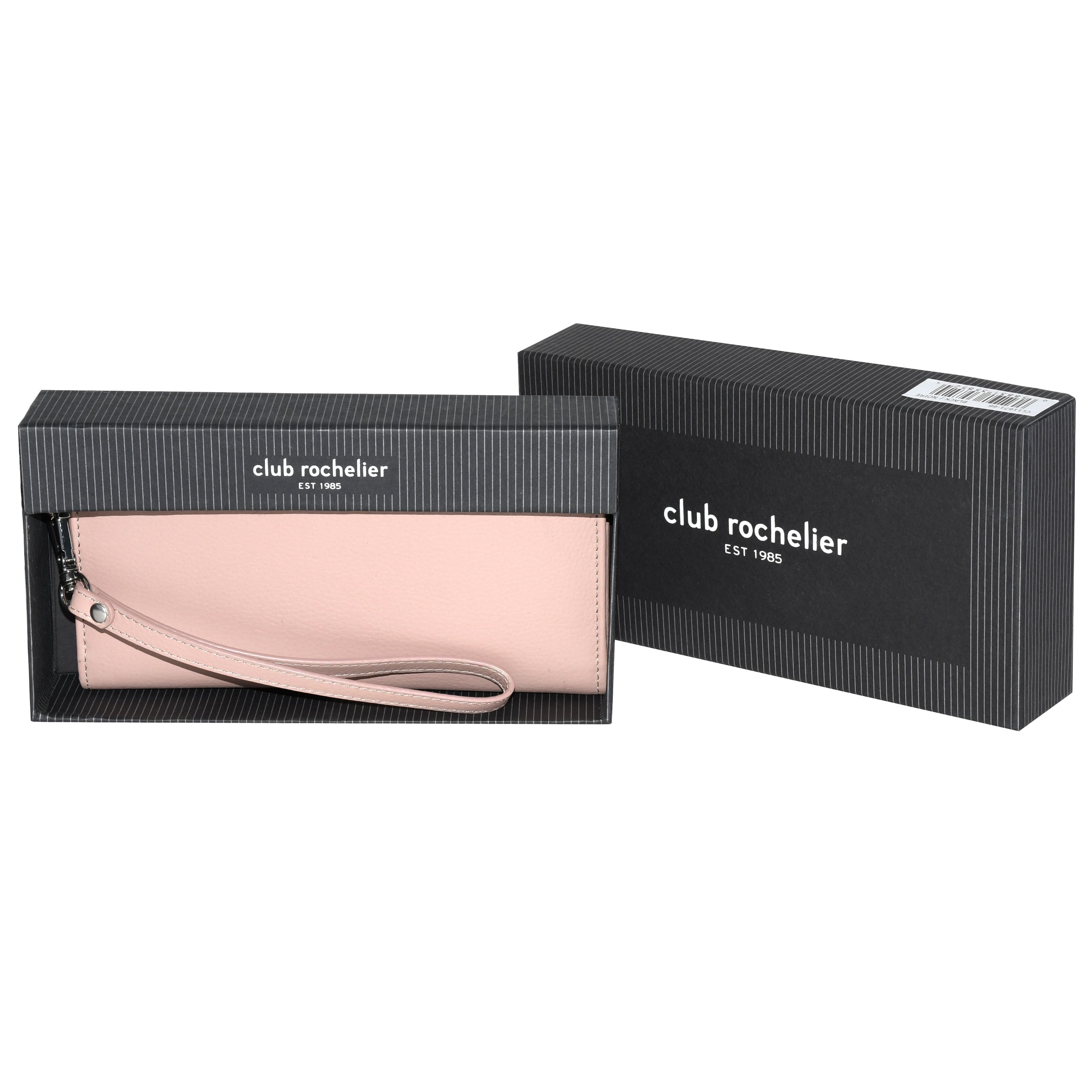 Club Rochelier Ladies' Leather Double Zip Clutch Wallet