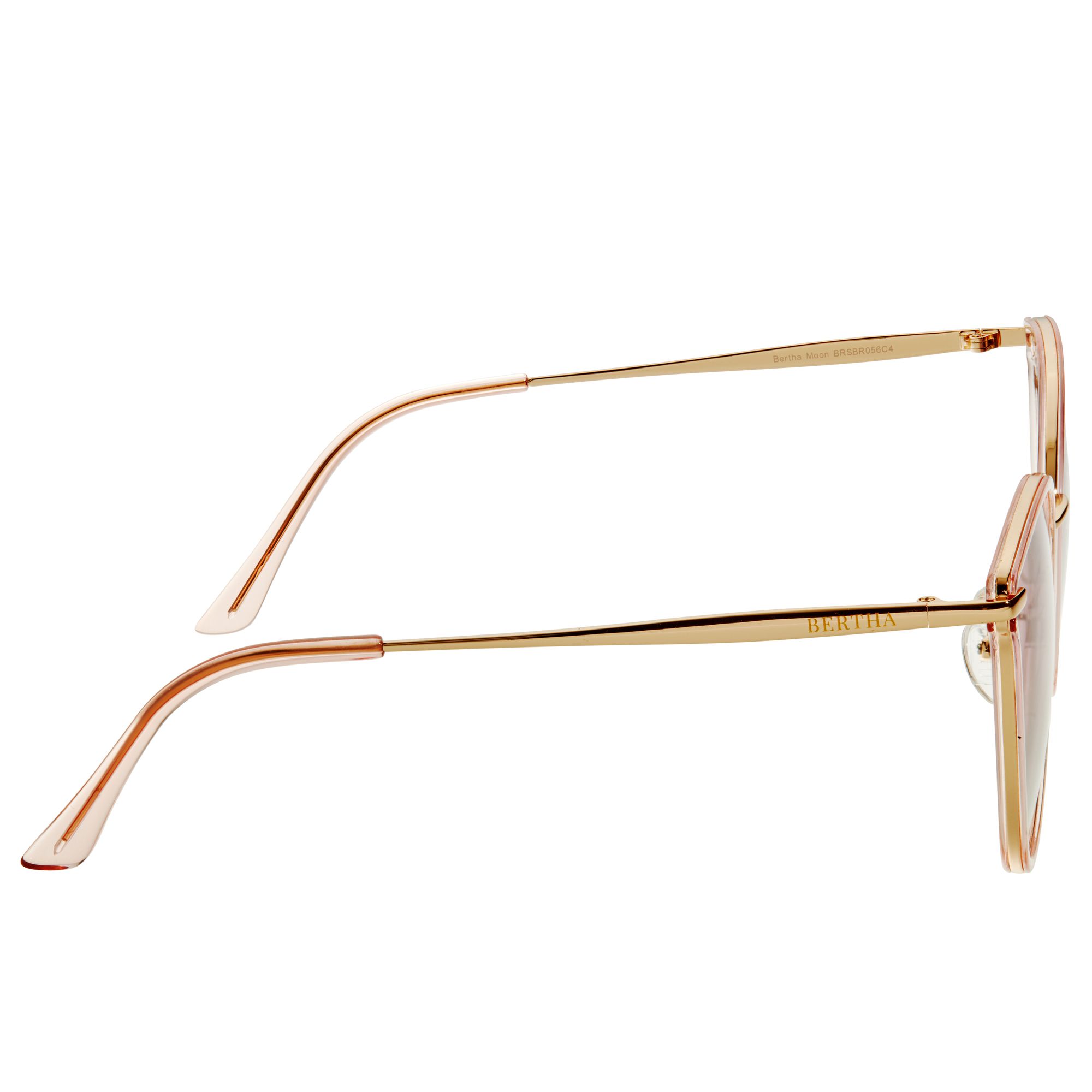 Bertha - Moon Polarized Sunglasses - Gold/Brown