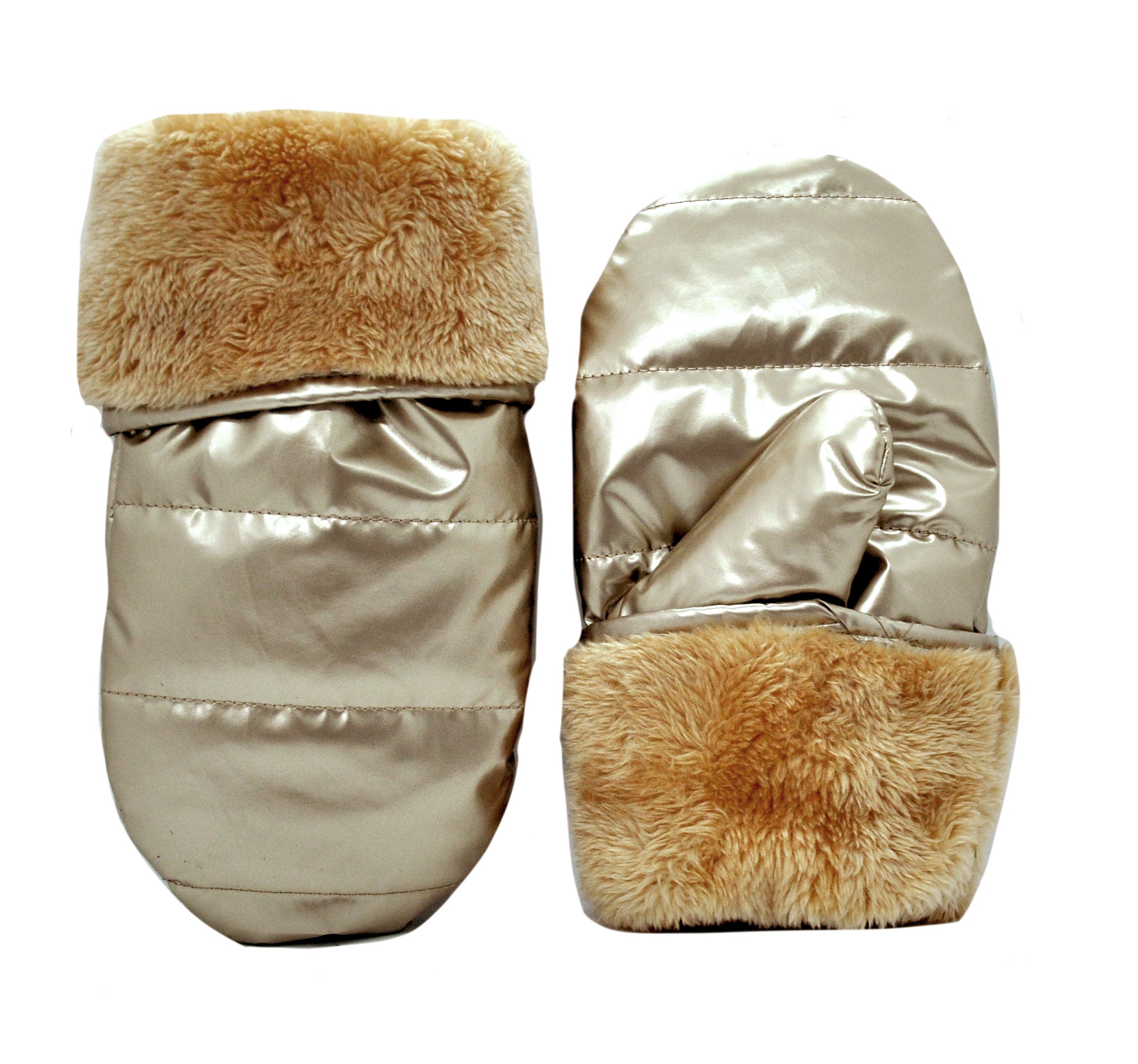 CR Ladies - Quilted Metallic Puffer Mitten