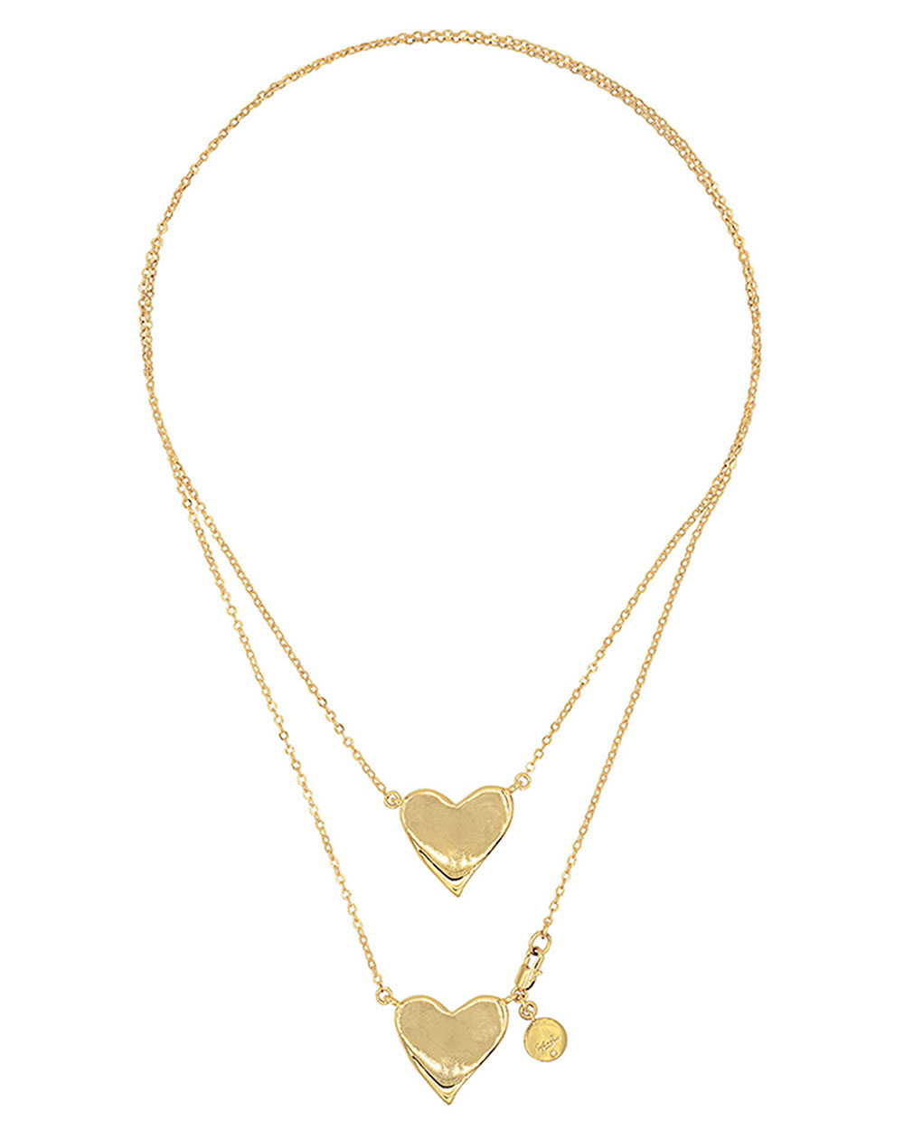 Jille Bean Scapular Hearts Necklace - Syd + Pia NYC™