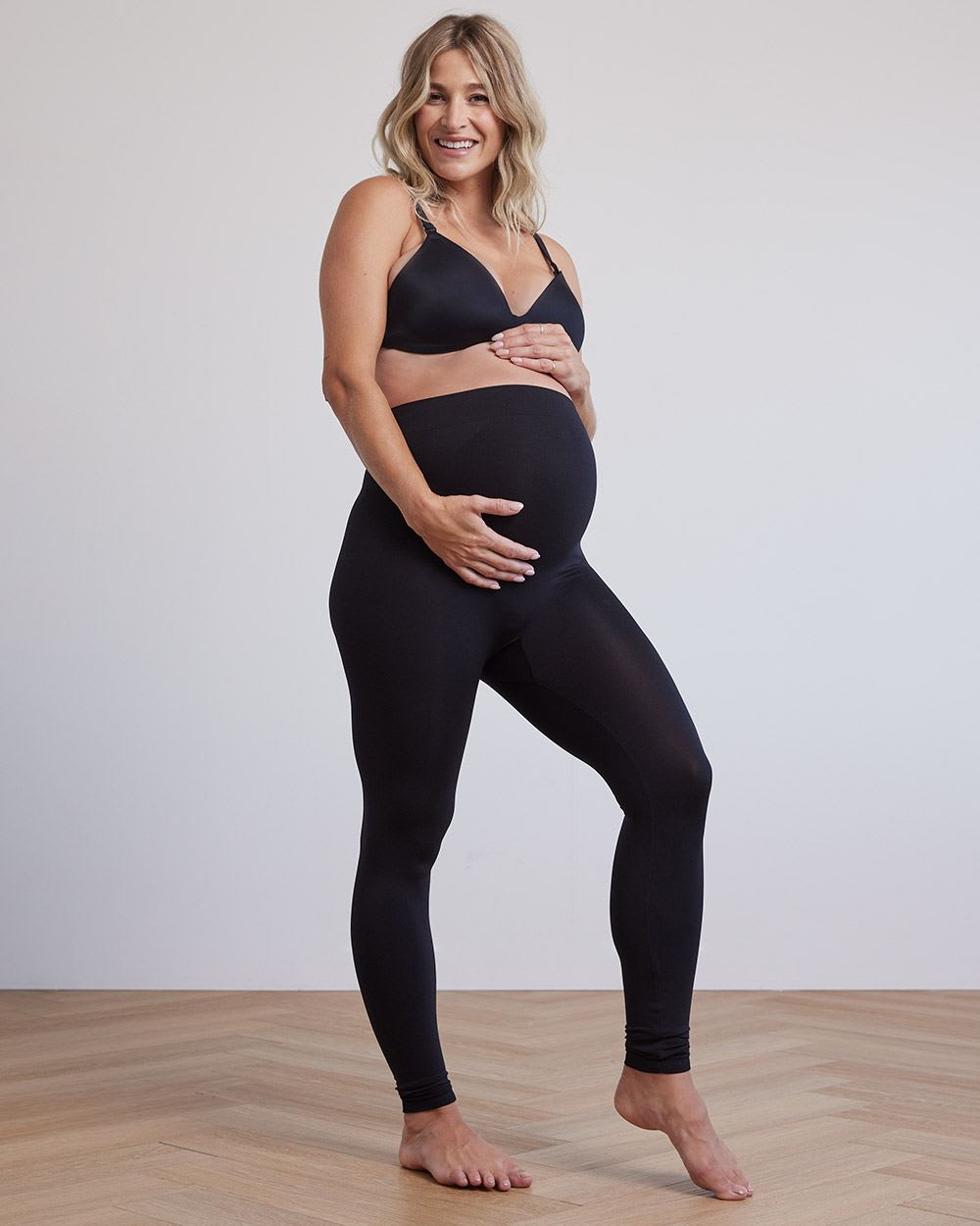 Crop Seamless Legging - Thyme Maternity