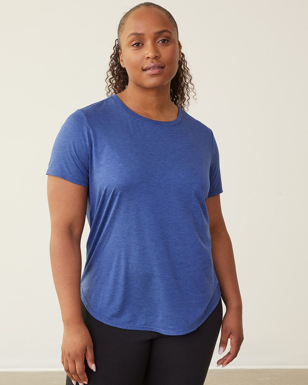 Short-Sleeve Crew-Neck Tee, Dry Lux Hyba, Hyba Essentials
