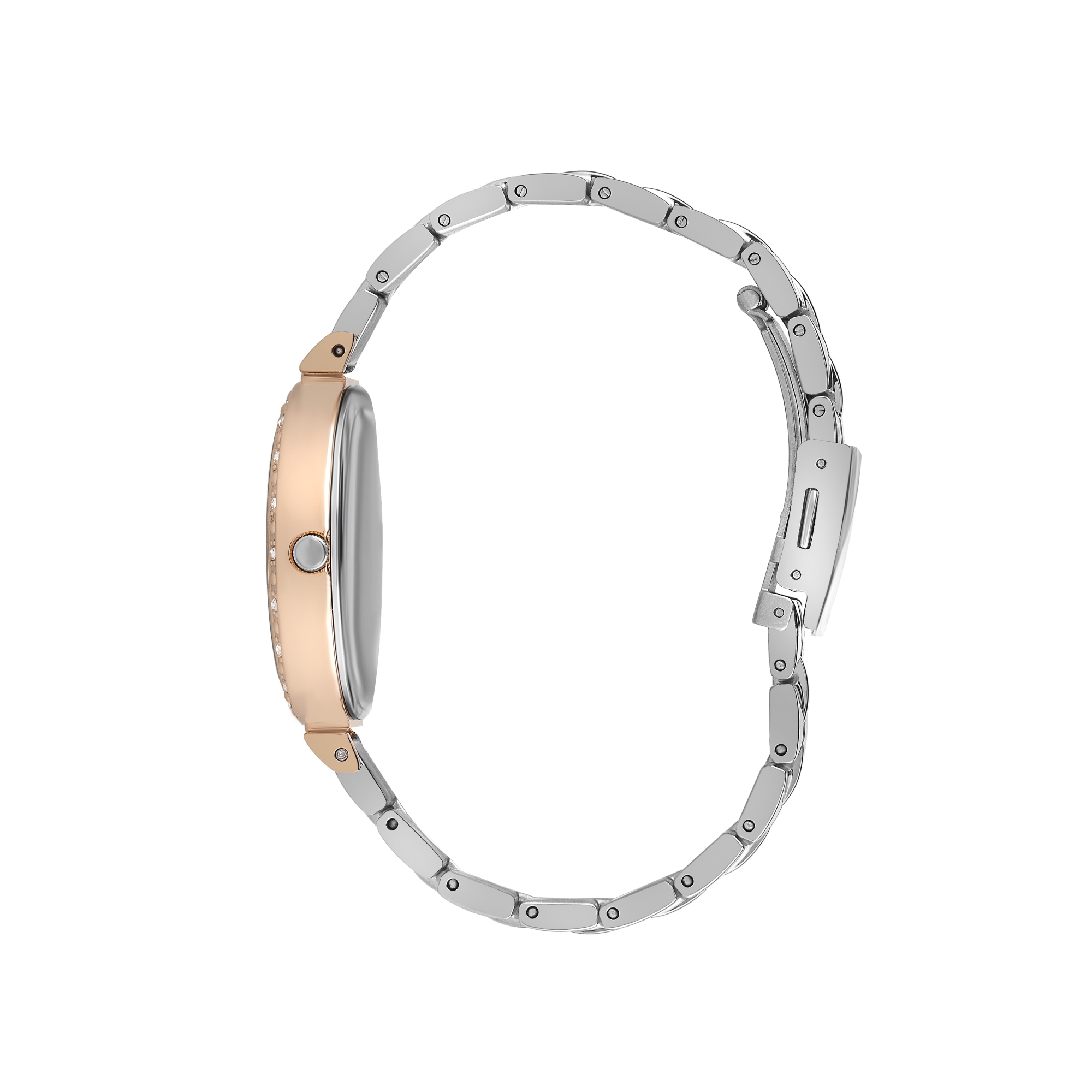 LEE COOPER-Women's Rose Gold 35mm watch w/White Dial