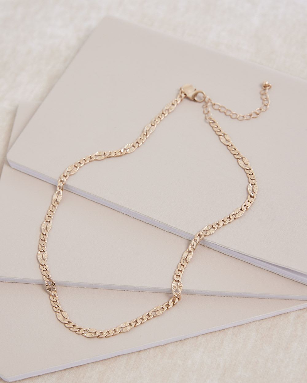 Short Golden Chunky Chain