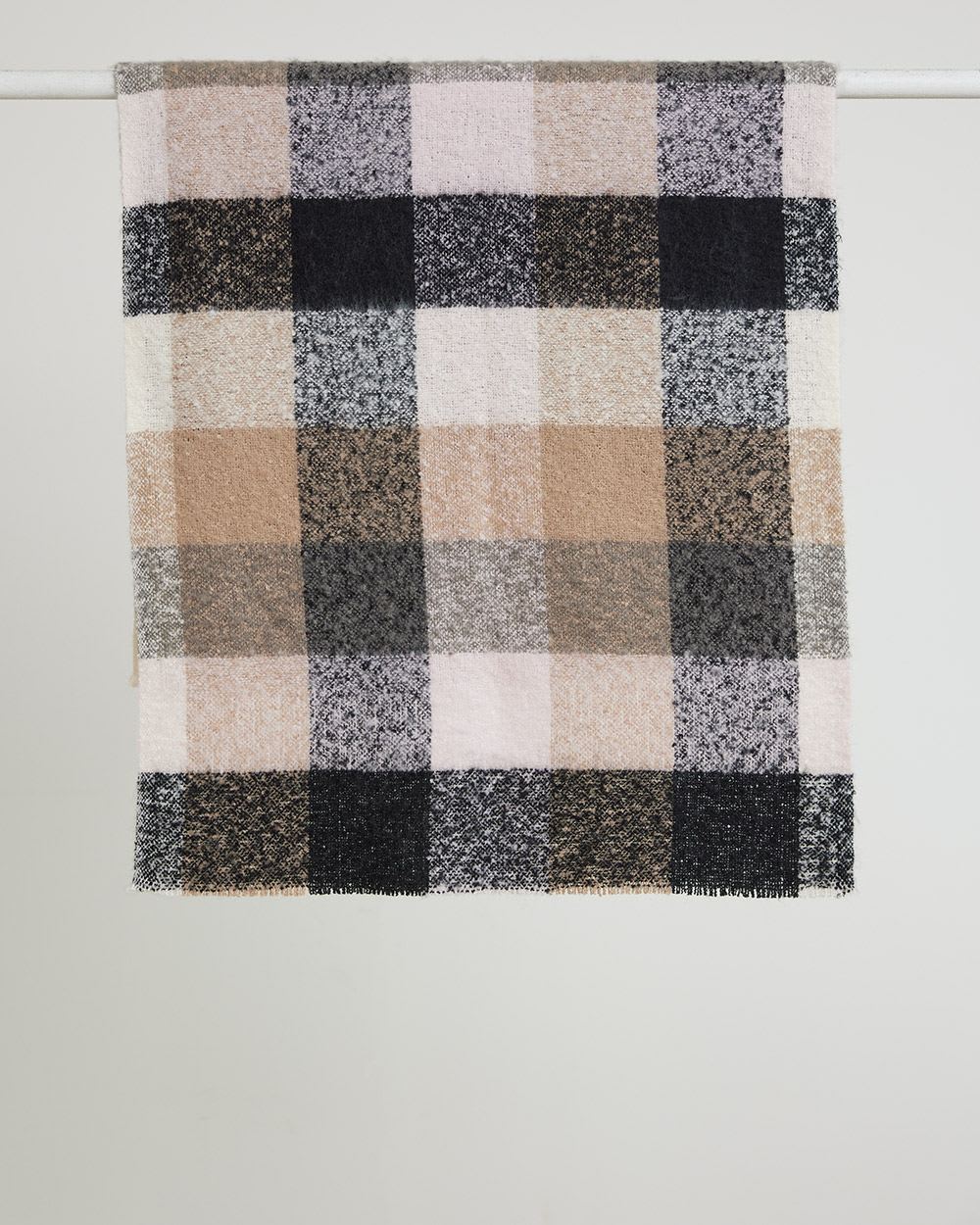 Colour-Blocked Blanket Scarf