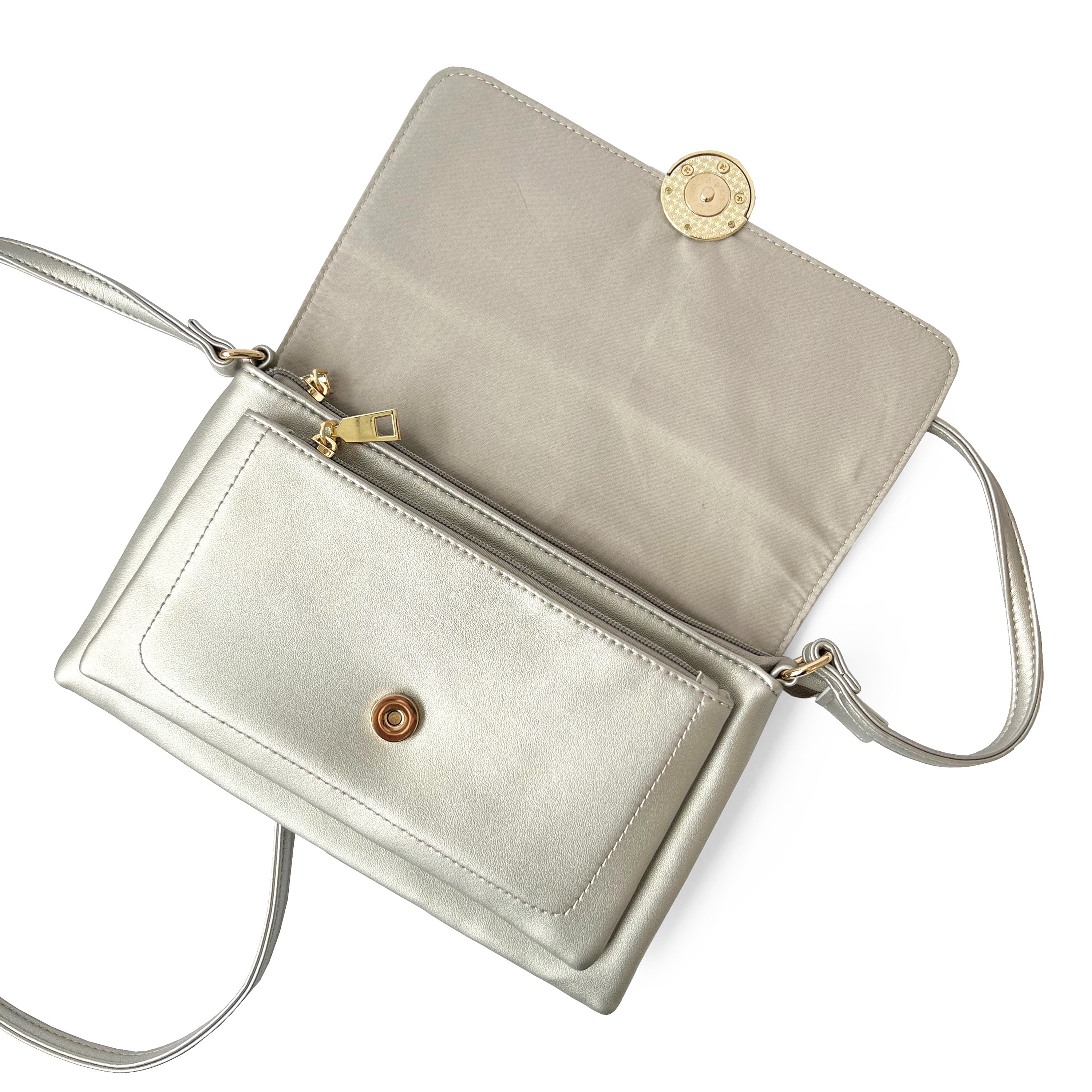 Nicci Crossbody Bag with Round Ornament