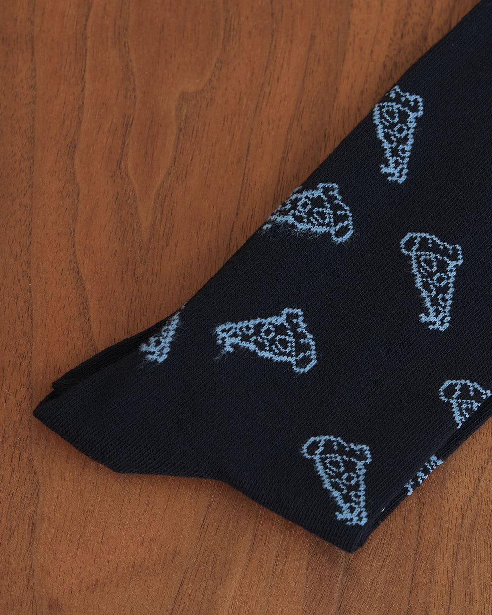 Black Socks with Pizzas