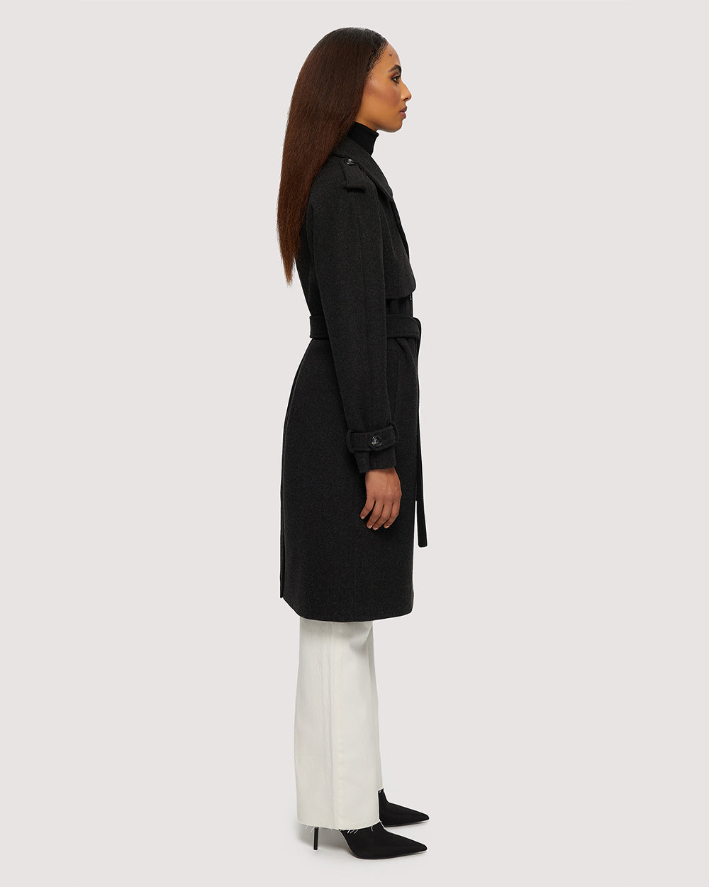 Noize - Raquel Long Length Vegan Wool Coat