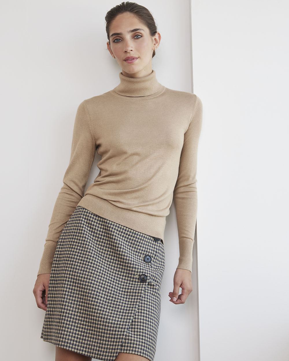 Long-Sleeve Turtleneck Sweater