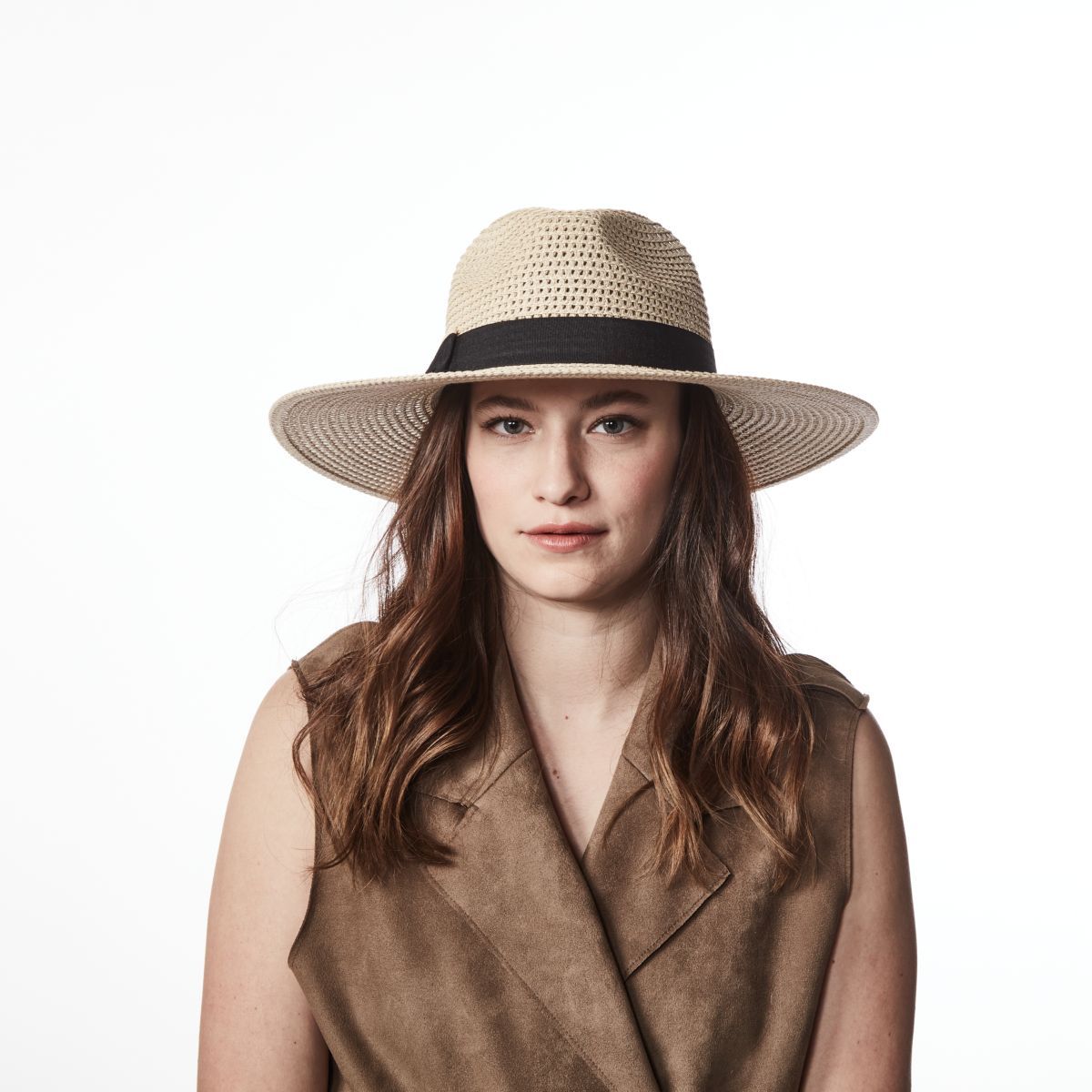 Canadian Hat 1918 - Fabula- Large Fedora With Grosgrain Ribbon