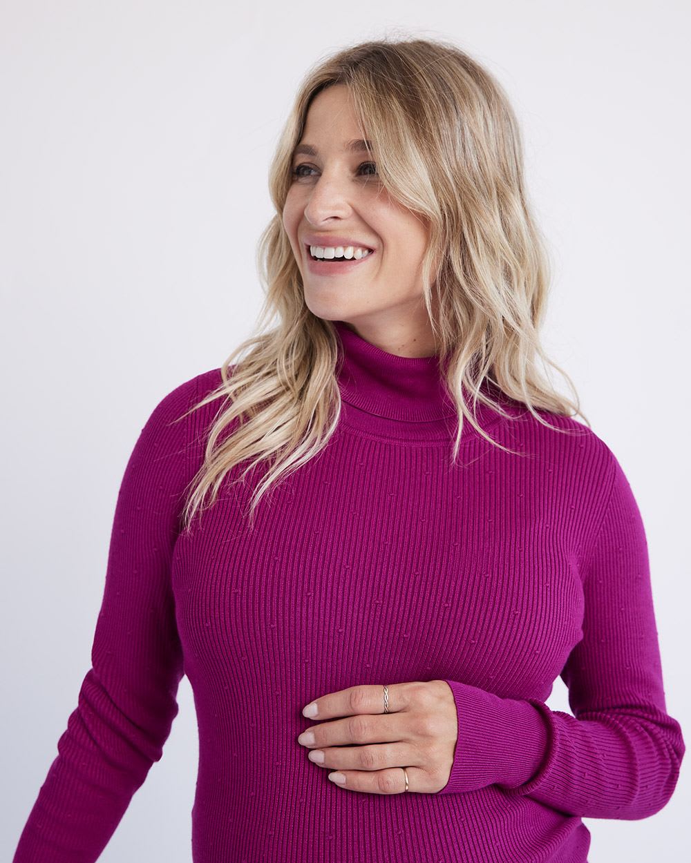 Long-Sleeve Turtleneck Sweater - Thyme Maternity