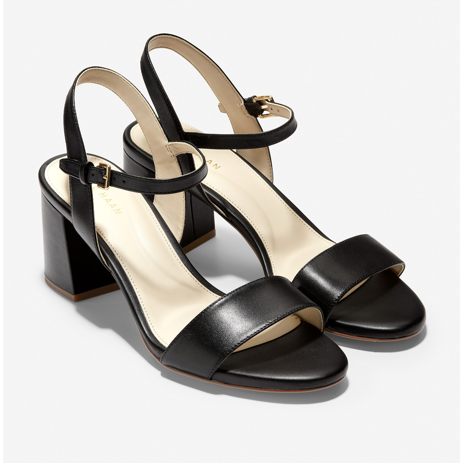 Cole Haan Josie Block Heel Sandal in Leather